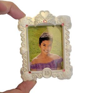 NIB Hallmark Keepsake Quinceanera Christmas Tree Photo Holder